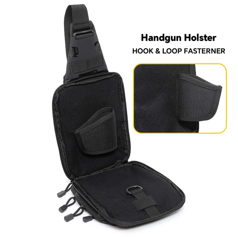 Tactical Sling Bag Concealed C - đánh giá và giá Edc Pistol Carry Bag