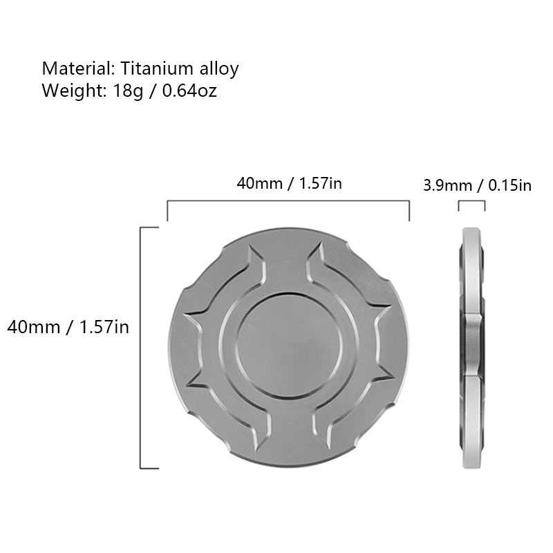 Portable Titanium Alloy Fidget - đánh giá và giá Edc Daily Carry