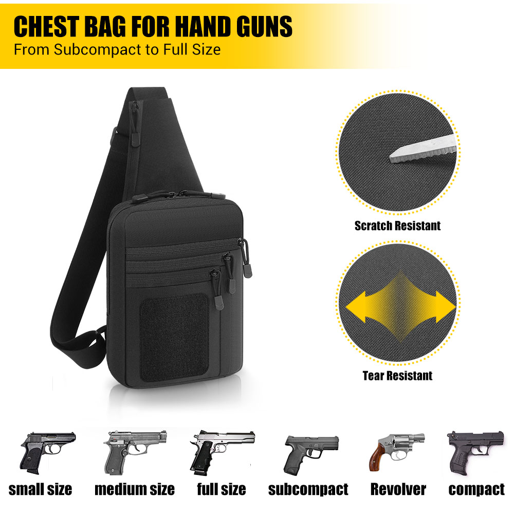 Tactical Pistol Gun Bag Concea - đánh giá và giá Edc Pistol Carry Bag