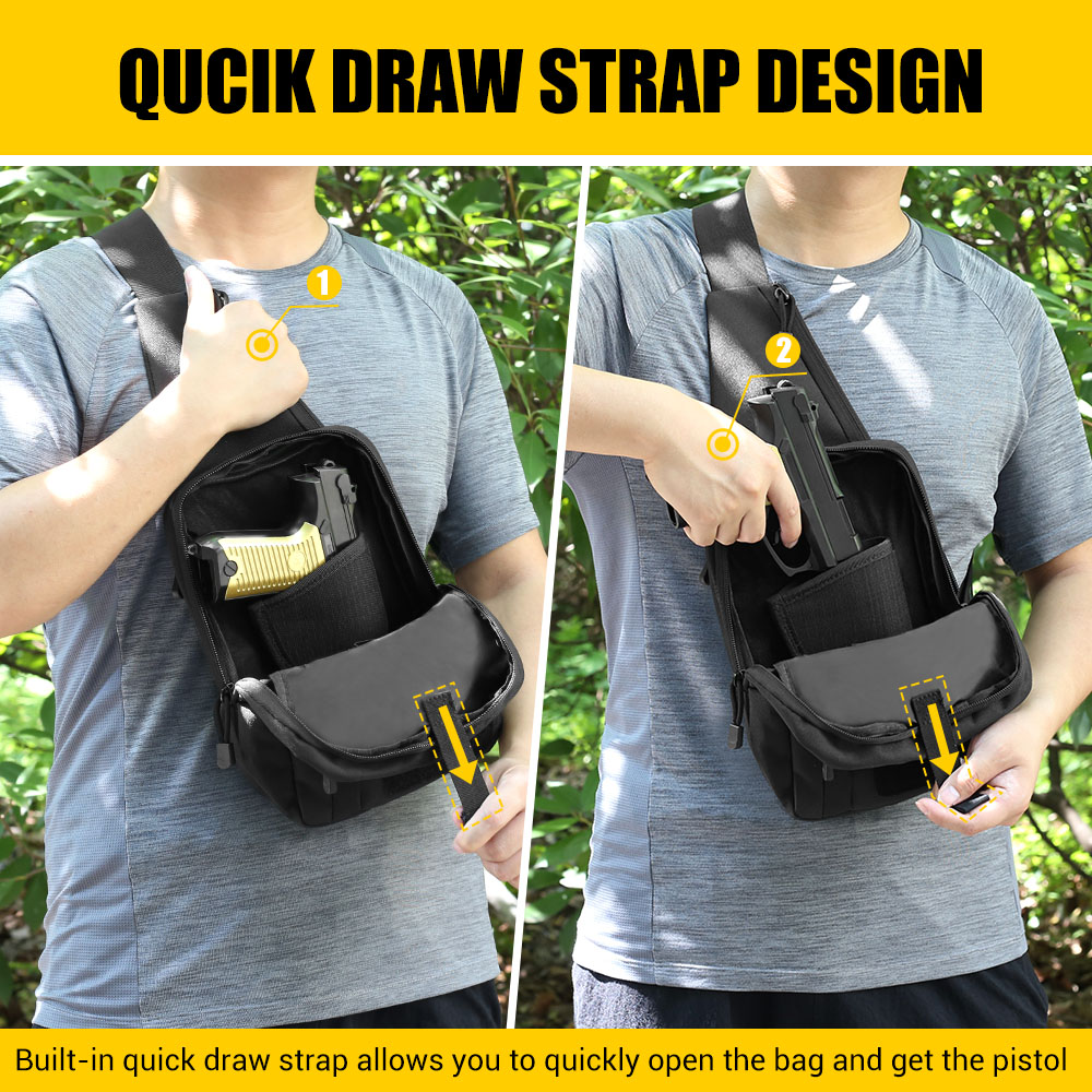 Tactical Pistol Gun Bag Concea - đánh giá và giá Edc Pistol Carry Bag