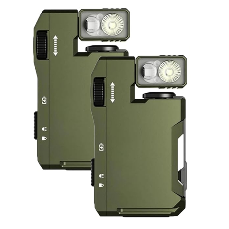 AT51-2Pcs EDC Flashlight With  - đánh giá và giá Edc Daily Carry
