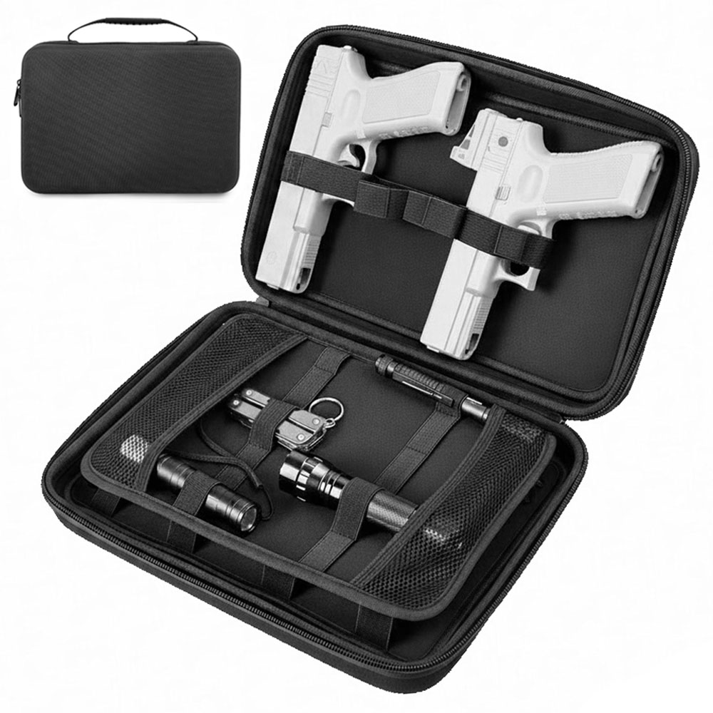 Tactical Pistol Gun Case Dual  - đánh giá và giá Edc Pistol Carry Bag