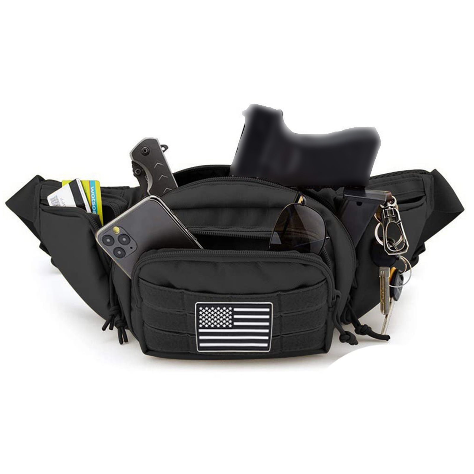 Tactical Fanny Pack Gun Holste - đánh giá và giá Edc Pistol Carry Bag