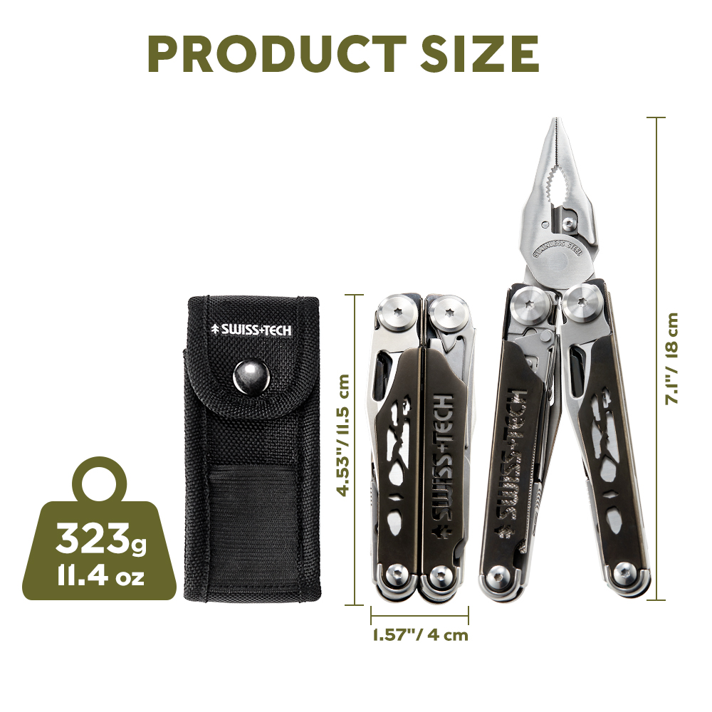 SWISS TECH Multifunctional Fol - đánh giá và giá Edc Carry Knife